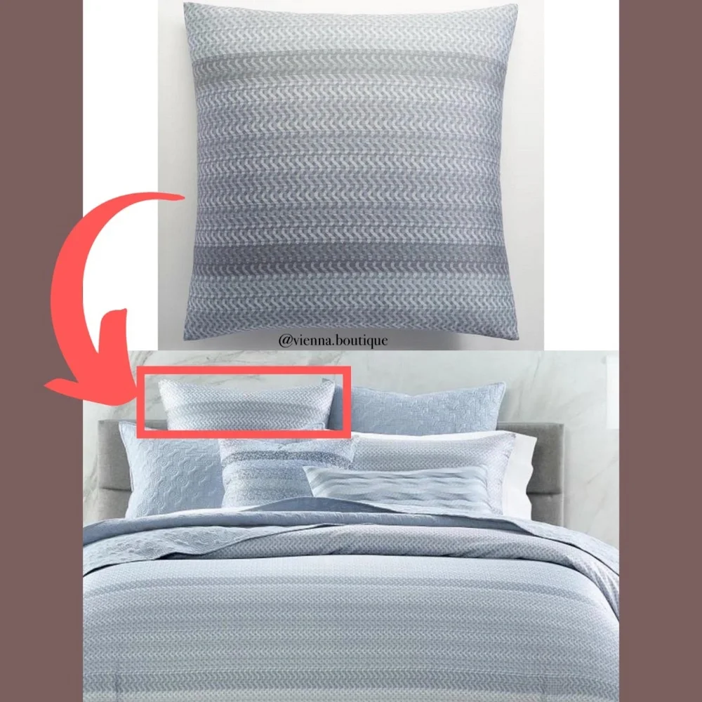 NIB Hotel Collection Parallel (1) European Euro Pillow Sham‎